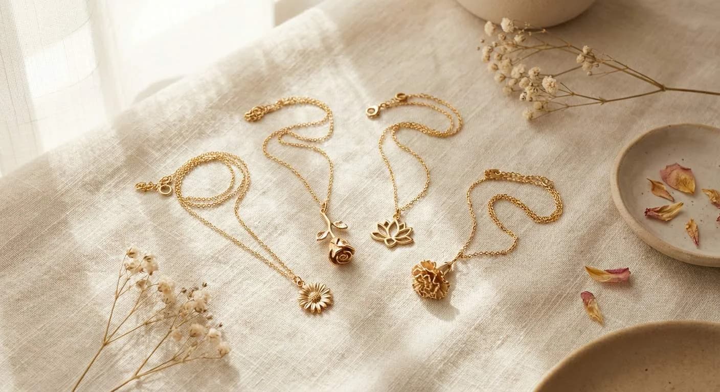 Birth Flower Necklace Meaning: What Each Month's Bloom Symbolizes