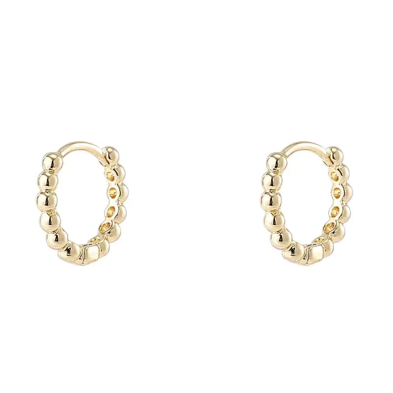 LunaPearl Minimalist Hoop Earrings