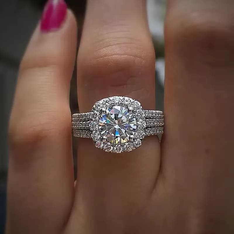 Luxe Brilliance Cubic Zirconia Trendy Rings for Women