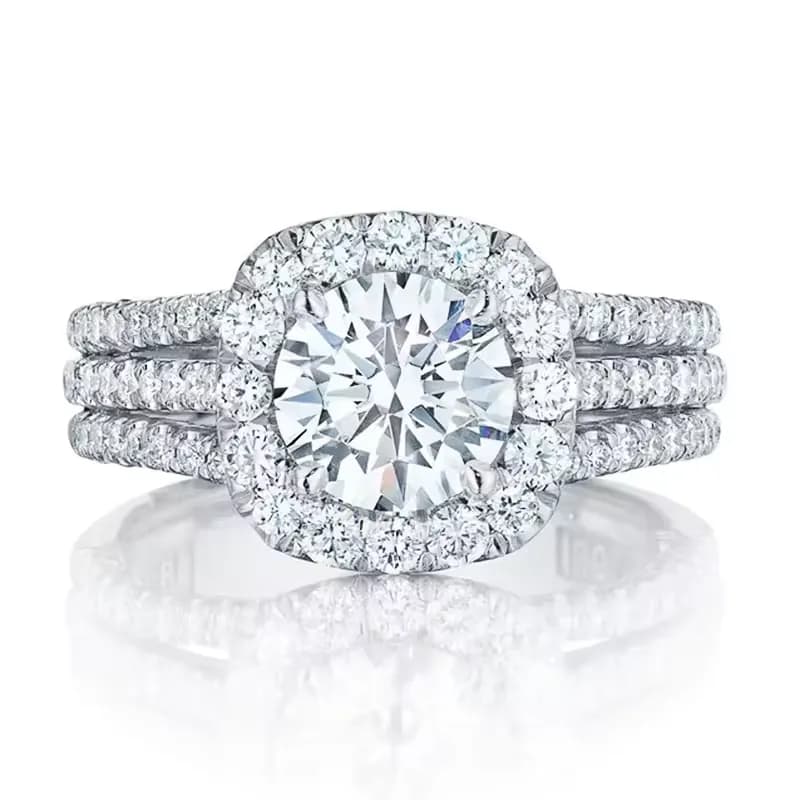 Luxe Brilliance Cubic Zirconia Trendy Rings for Women
