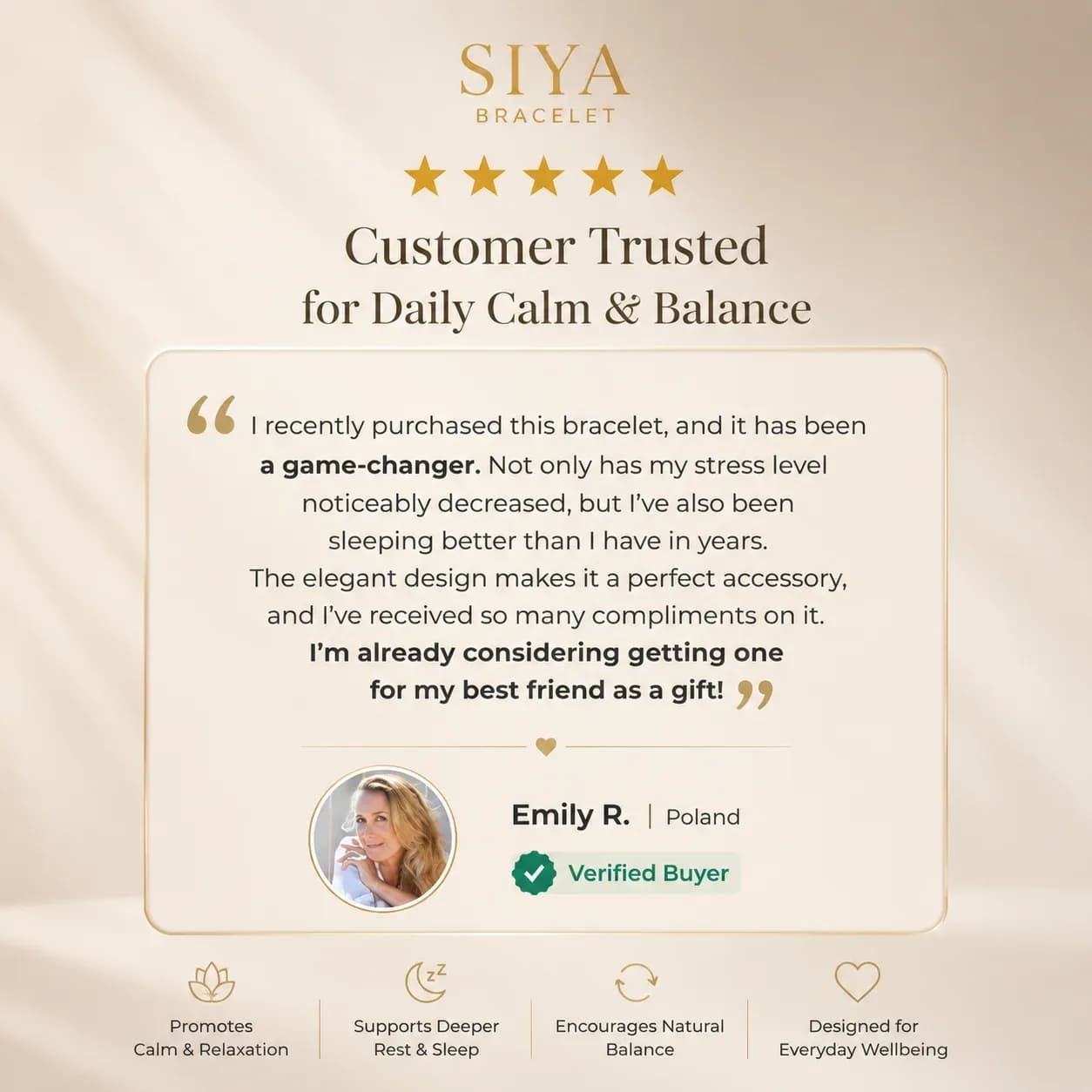 Siya Somatic Bracelet - The Peripheral Ground for High-Performance