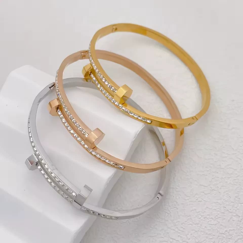 Eterna Knot Stainless Steel Charm Bracelet