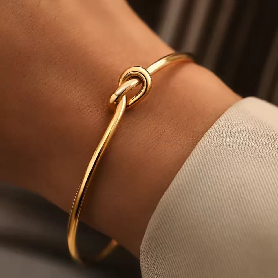 TwistWeave Vintage Stainless Steel Bracelet