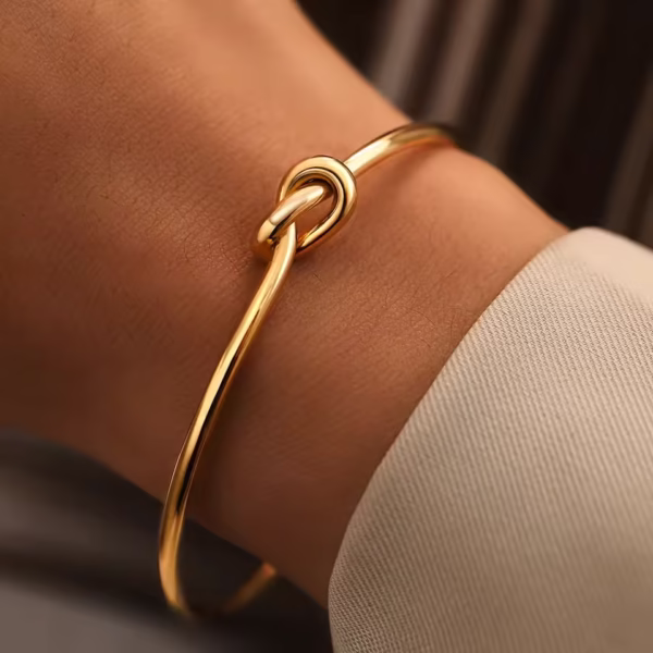twisted weave stainless steel bracelet