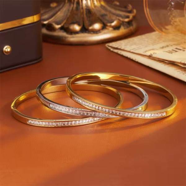 LuxeNail Minimalist Titanium Steel Bracelet - Image 5