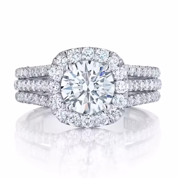 Luxe Brilliance Cubic Zirconia Trendy Rings for Women - Image 3