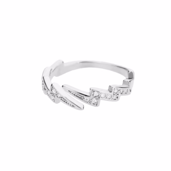 Celeste Vintage Open Zircon Ring for Women - Image 4