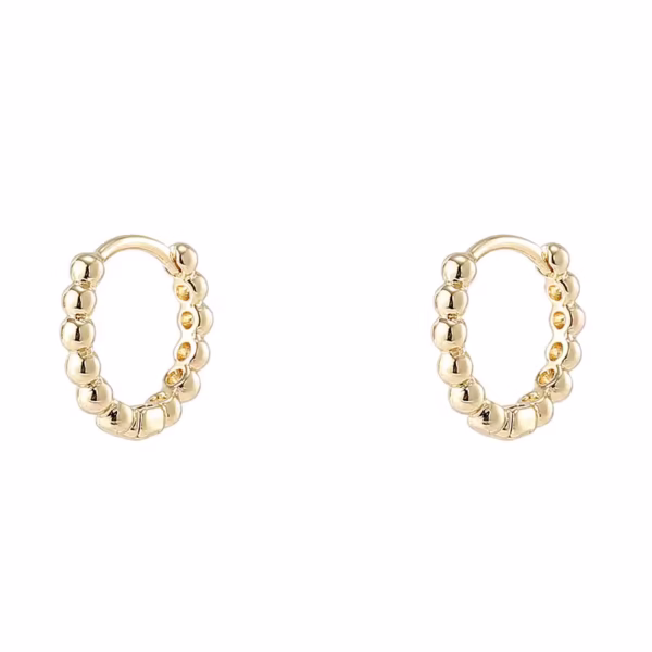 LunaPearl Minimalist Hoop Earrings - Image 5