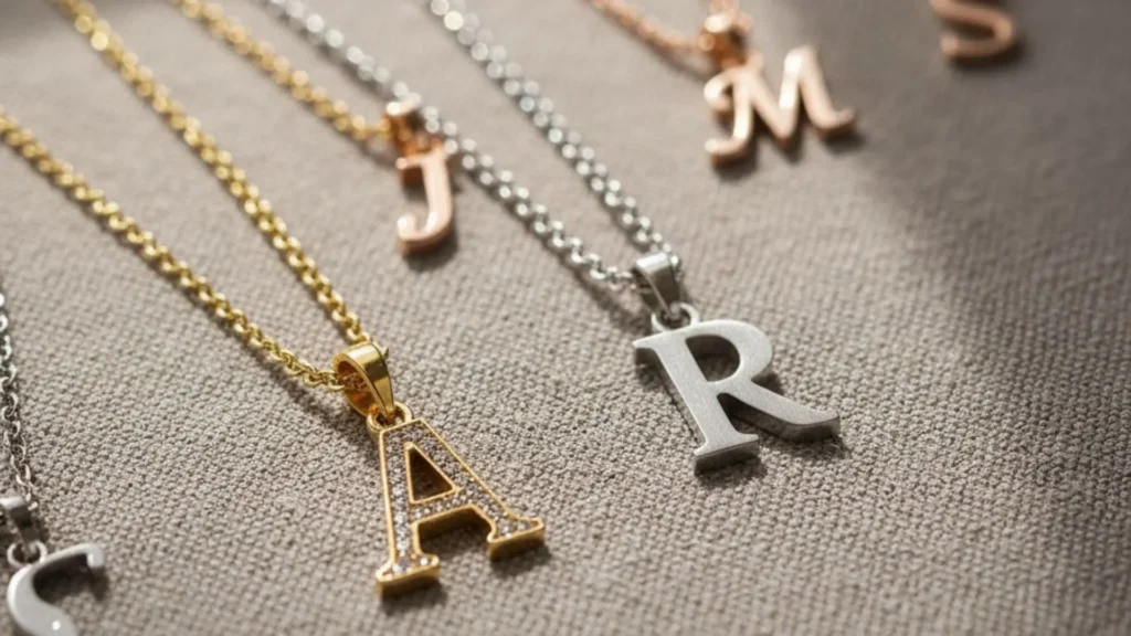 Initial Pendant Necklaces